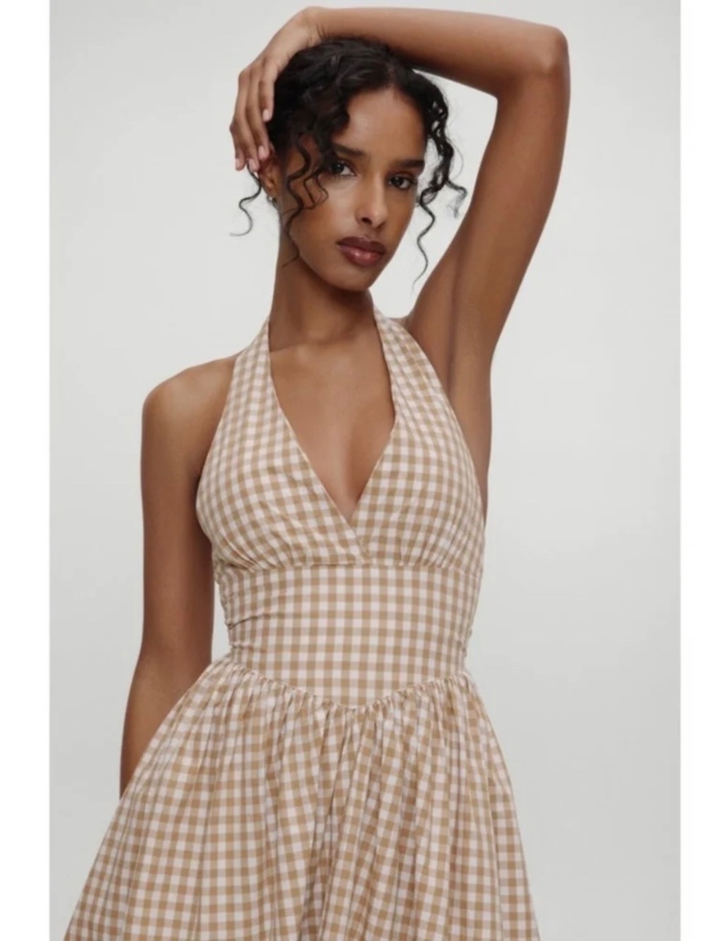 FRANKIES BIKINIS x BELLA HADID Prairie Midi Dress Regular $195 Like New XS - Picture 2 of 6